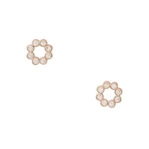 NWT! Kate Spade Full Circle Studs in Rose Gold
